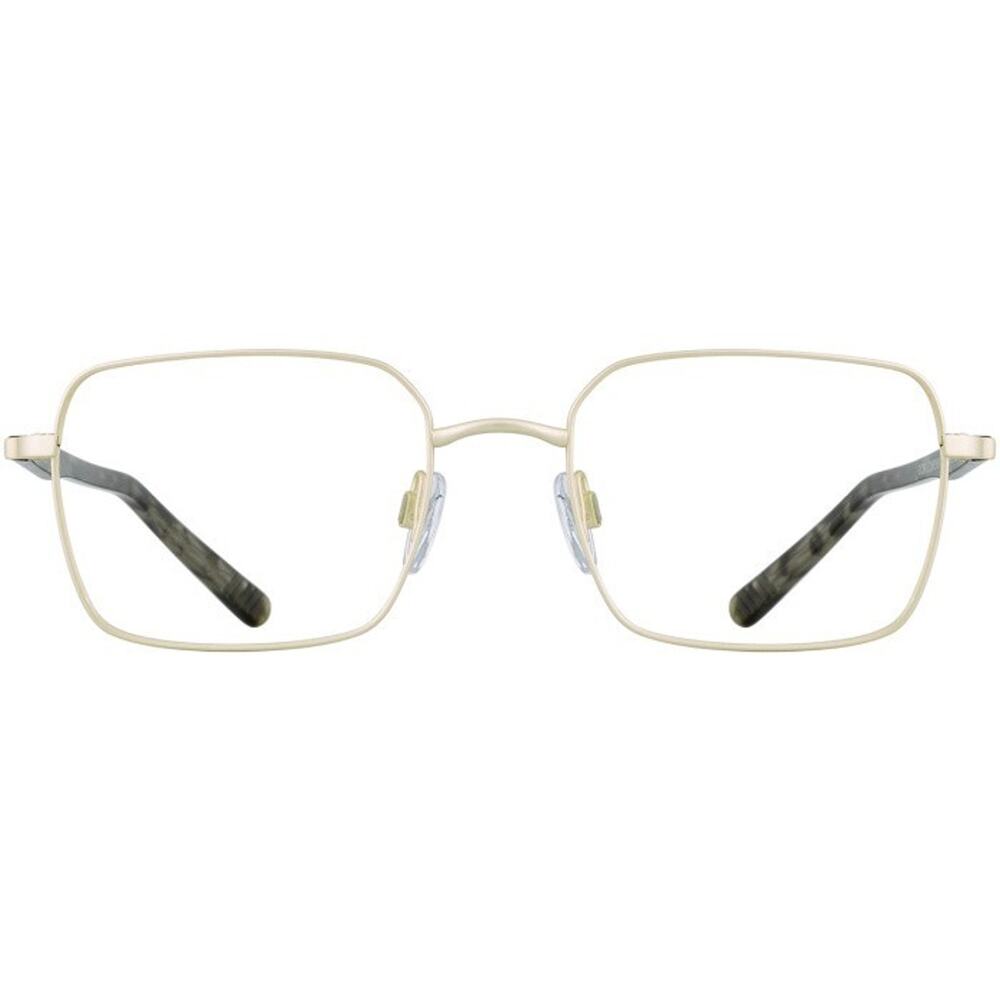 ALAN J COLLECTION AJ-166 C1 LIGHT GOLD ARMY AUTHENTIC EYEGLASSES FRAMES 51-19